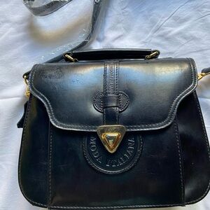Black and Gold Satchel